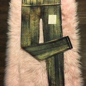 M. Rena’s Denim Printed Leggings